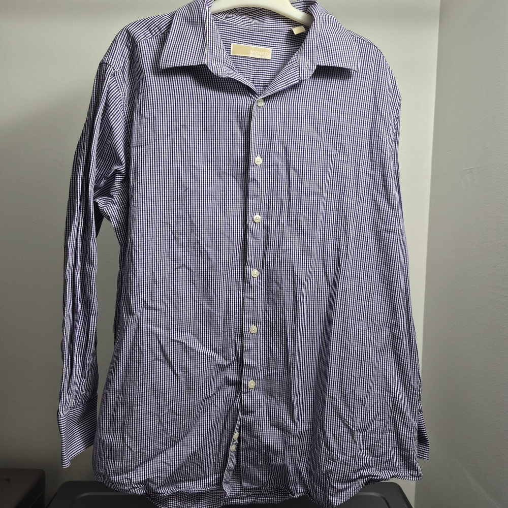 Men's Blue Checkered Shirt